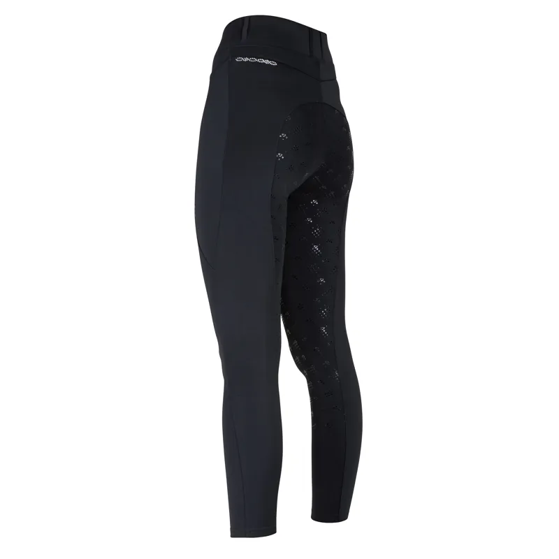 Shires Aubrion Optima LX Women's Riding Tights - Black-2
