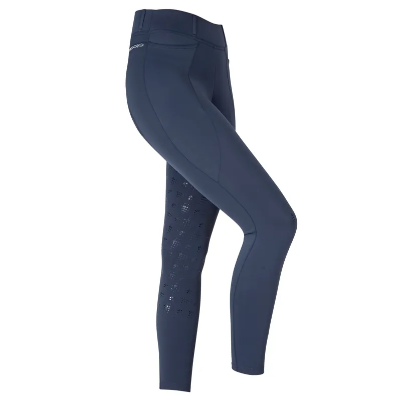 Shires Aubrion Optima LX Women's Riding Tights - Navy-1