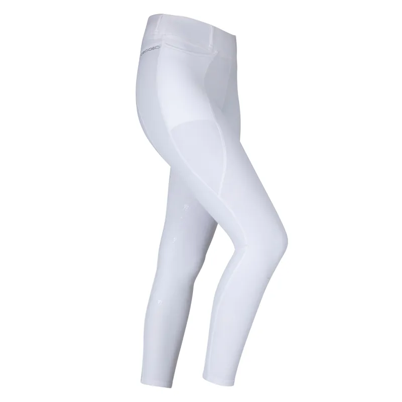 Shires Aubrion Optima LX Women's Riding Tights - White-1