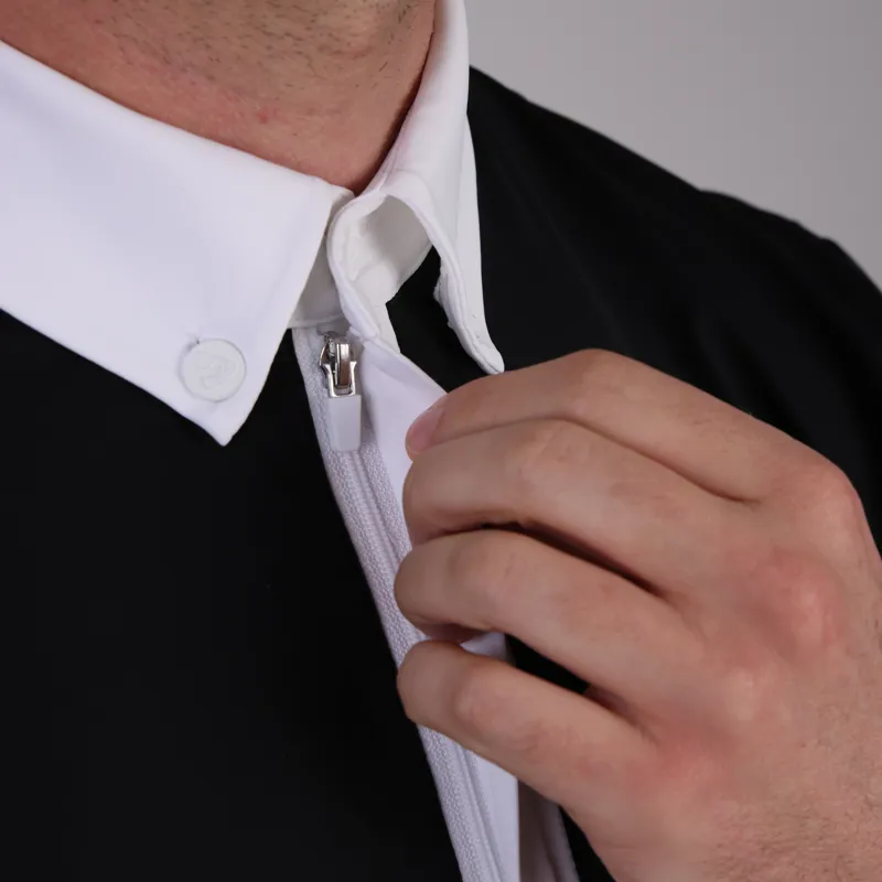 Shires Aubrion Optima MX Zip Men's Show Shirt - Black-1