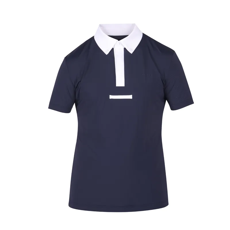 Shires Aubrion Optima MX Zip Men's Show Shirt - Navy