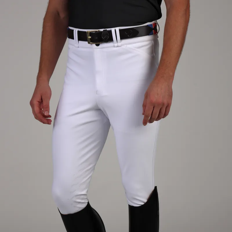 Shires Aubrion Optima MX-KG Men's Breeches - White-2