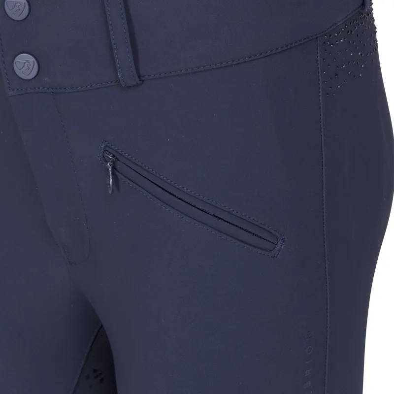 Shires Aubrion Optima GX Children's Breeches - Navy-2