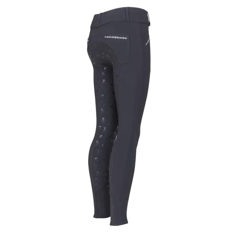 Shires Aubrion Optima LX Children's Breeches - Black-1