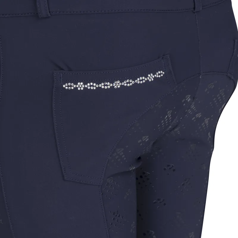 Shires Aubrion Optima LX Children's Breeches - Navy-3