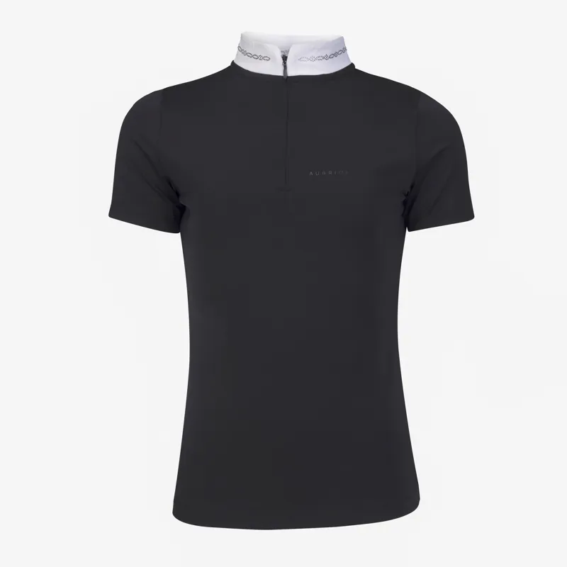 Shires Aubrion Optima LX Children's Show Shirt - Black