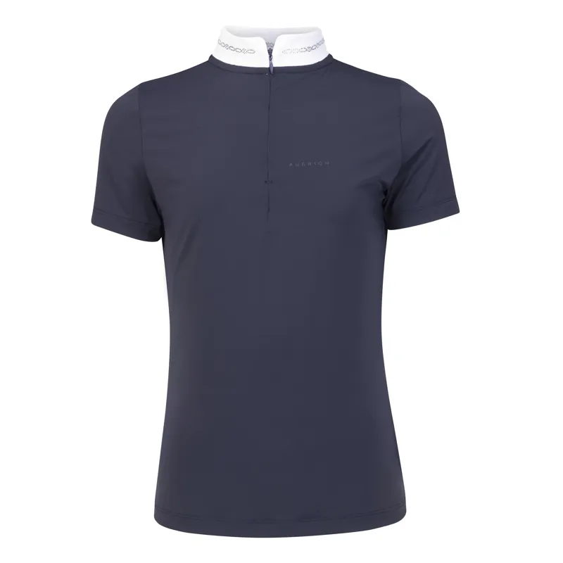 Shires Aubrion Optima LX Children's Show Shirt - Navy