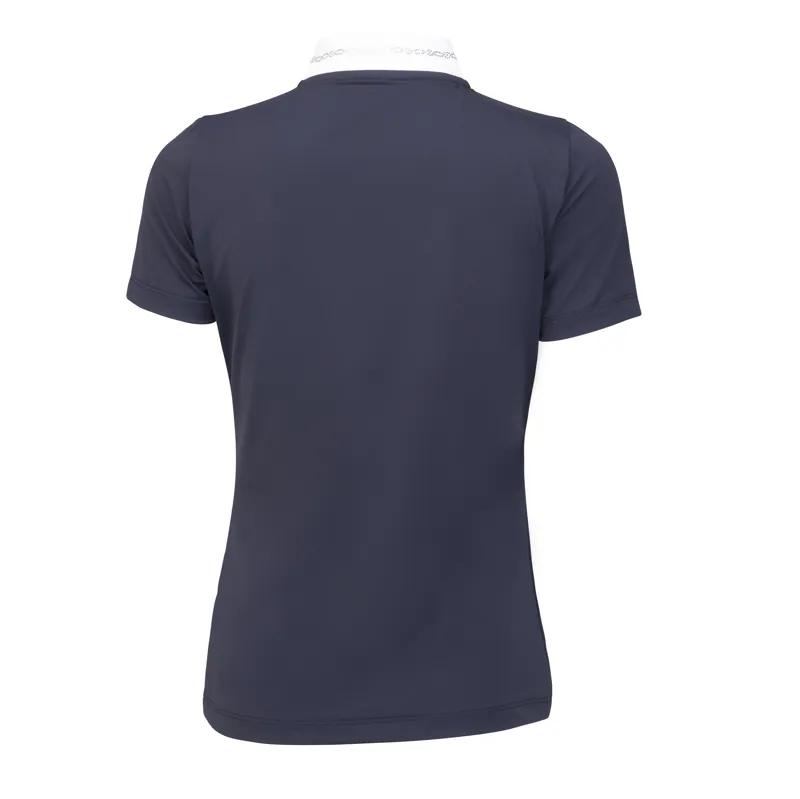 Shires Aubrion Optima LX Children's Show Shirt - Navy-2