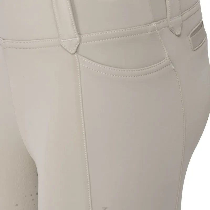 Shires Aubrion Optima MX Children's Riding Tights - Beige-3