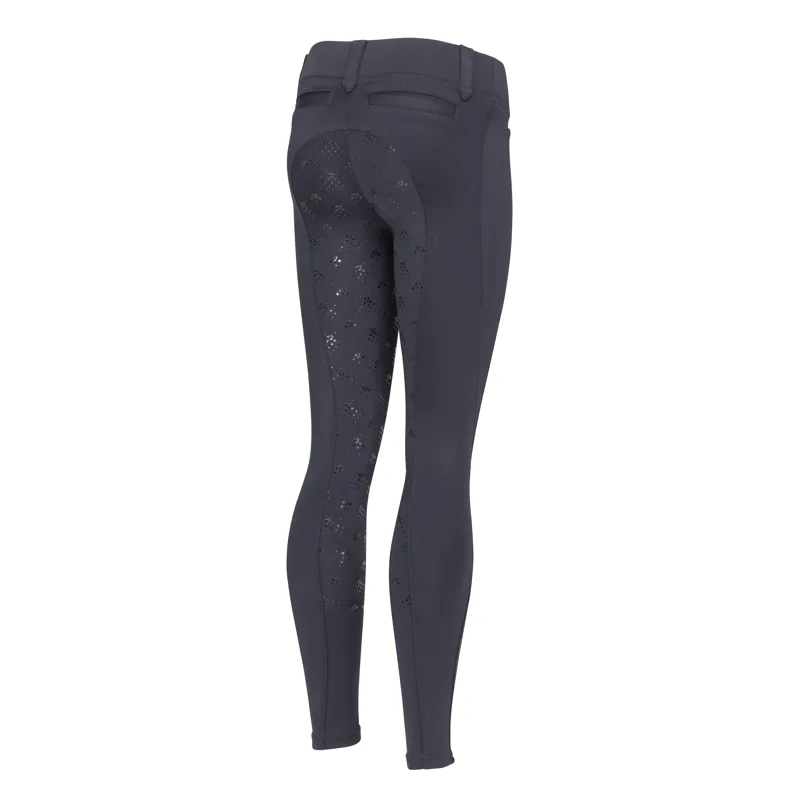 Shires Aubrion Optima MX Children's Riding Tights - Black-1