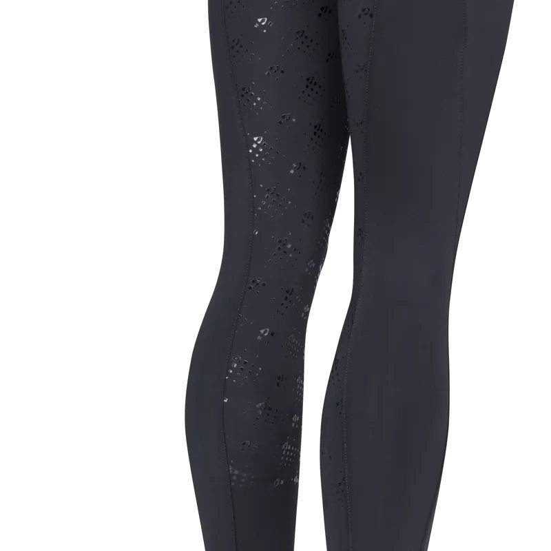Shires Aubrion Optima MX Children's Riding Tights - Black-3