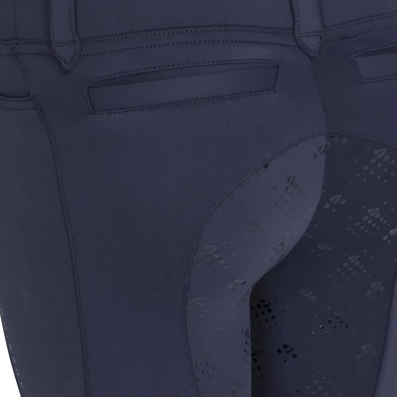 Shires Aubrion Optima MX Children's Riding Tights - Navy-2