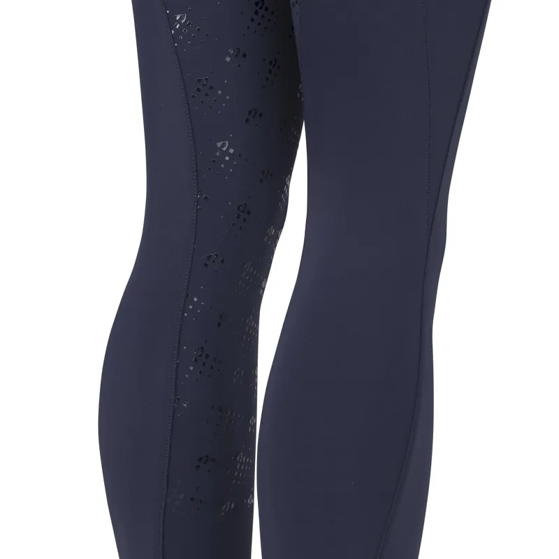 Shires Aubrion Optima MX Children's Riding Tights - Navy-4