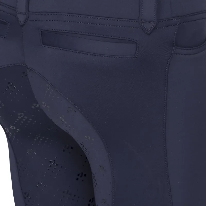 Shires Aubrion Optima MX Children's Riding Tights - Navy-3