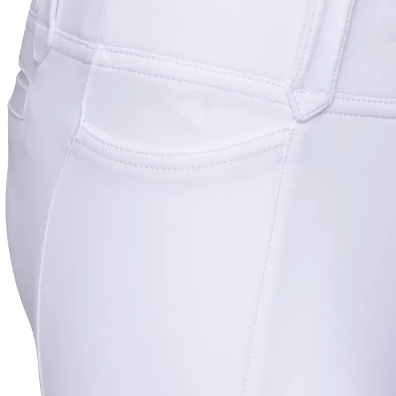 Shires Aubrion Optima MX Children's Riding Tights - White-1