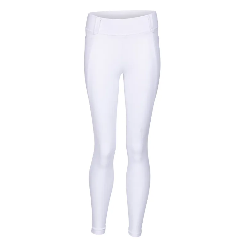 Shires Aubrion Optima MX Children's Riding Tights - White