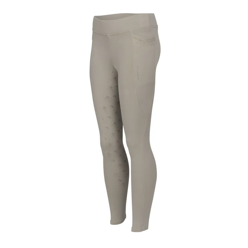 Shires Aubrion Optima GX Children's Riding Tights - Beige