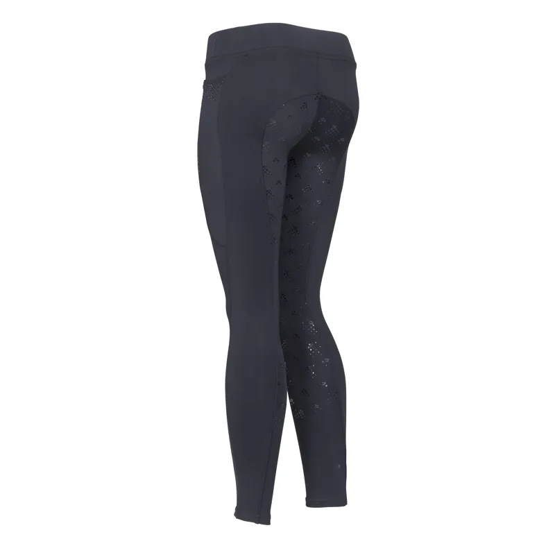 Shires Aubrion Optima GX Children's Riding Tights - Black-1