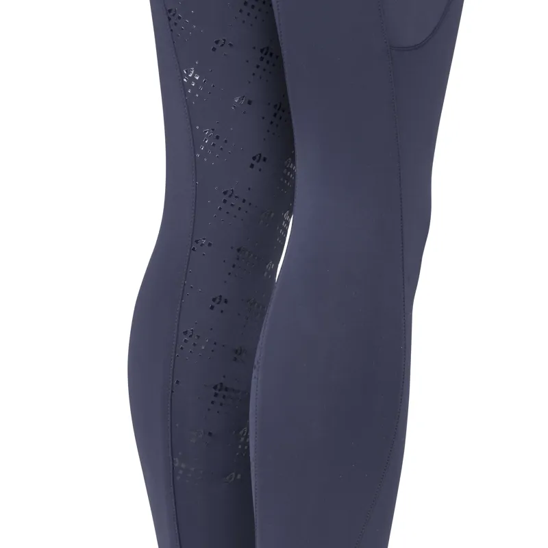 Shires Aubrion Optima GX Children's Riding Tights - Navy-3