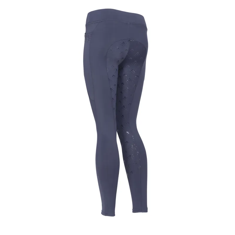 Shires Aubrion Optima GX Children's Riding Tights - Navy-1