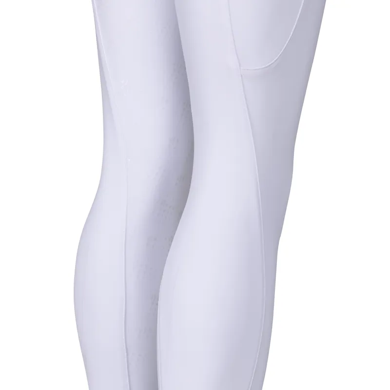 Shires Aubrion Optima GX Children's Riding Tights - White-2
