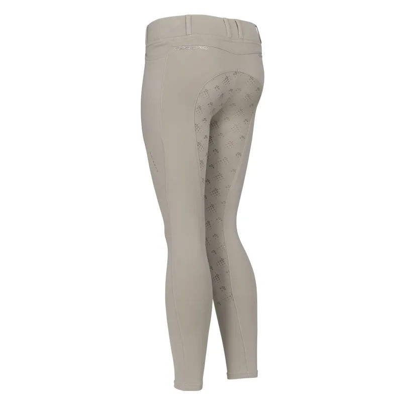 Shires Aubrion Optima LX Children's Riding Tights - Beige-3