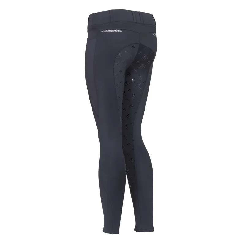 Shires Aubrion Optima LX Children's Riding Tights - Black-1