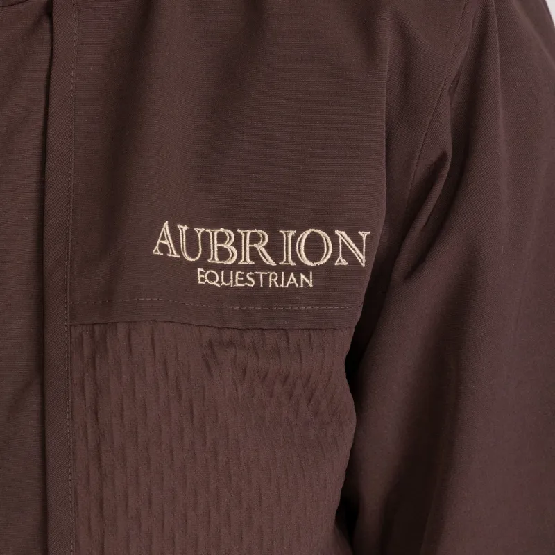 Shires Aubrion Equestrian Winter Coat - Espresso-2