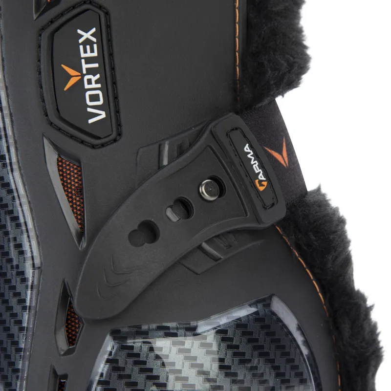 Shires ARMA Vortex SupaFleece Tendon Boots - Black-3