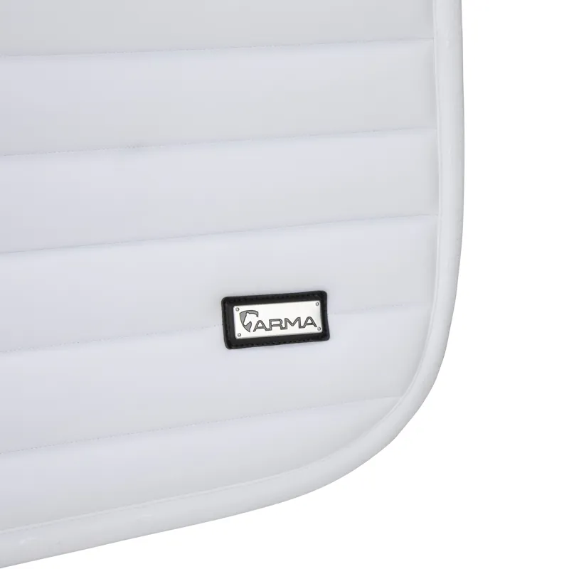 Shires ARMA Elegance 2.0 Saddlecloth - White-3