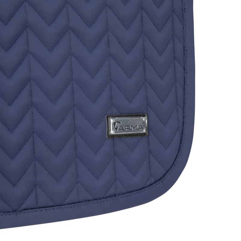 Shires ARMA Elegance 3.0 Saddlecloth - Navy-3