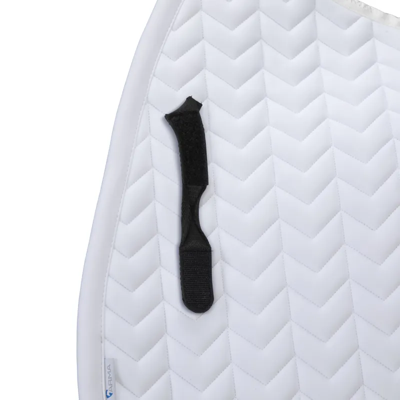 Shires ARMA Elegance 3.0 Saddlecloth - White-1