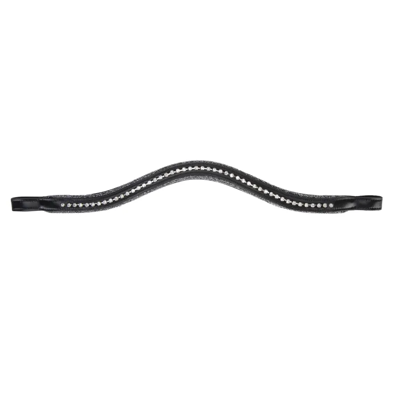 Shires Velociti RAPIDA Micro Mixed Diamante Browband - Black
