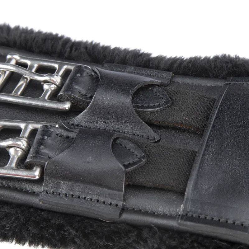Shires Velociti LUSSO Dressage SupaFleece Girth - Black-6