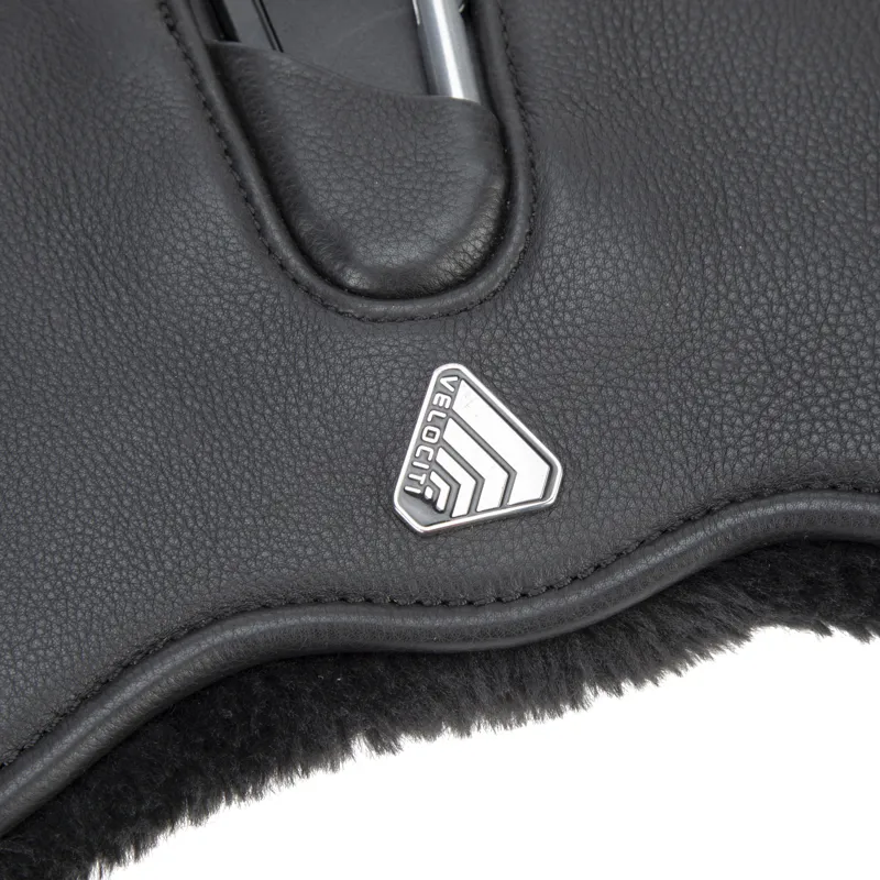 Shires Velociti LUSSO Dressage SupaFleece Girth - Black-5