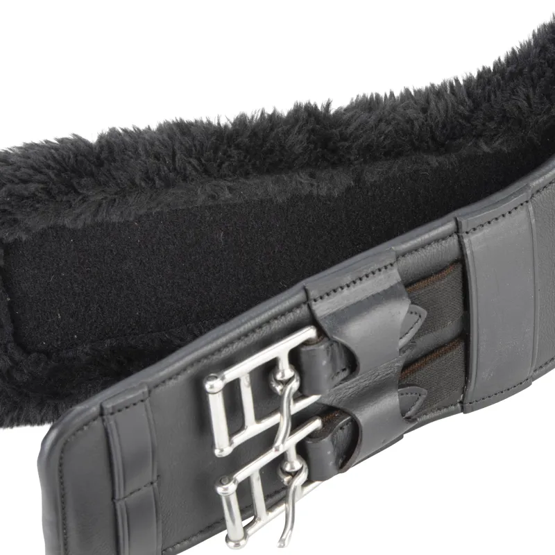 Shires Velociti LUSSO Dressage SupaFleece Girth - Black-4