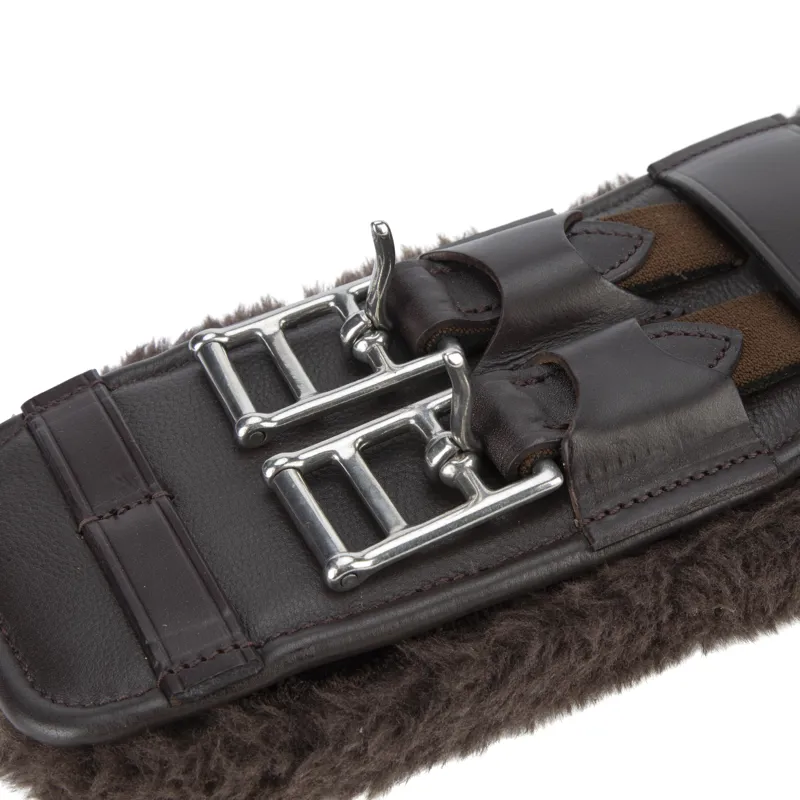 Shires Velociti LUSSO Dressage SupaFleece Girth - Havana-2
