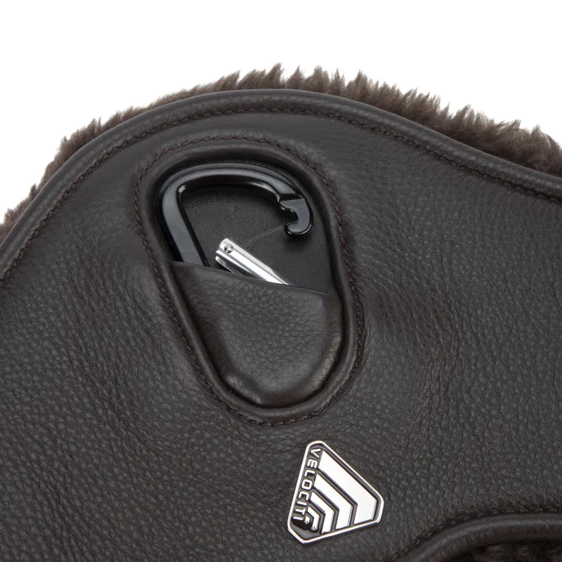 Shires Velociti LUSSO Dressage SupaFleece Girth - Havana-1