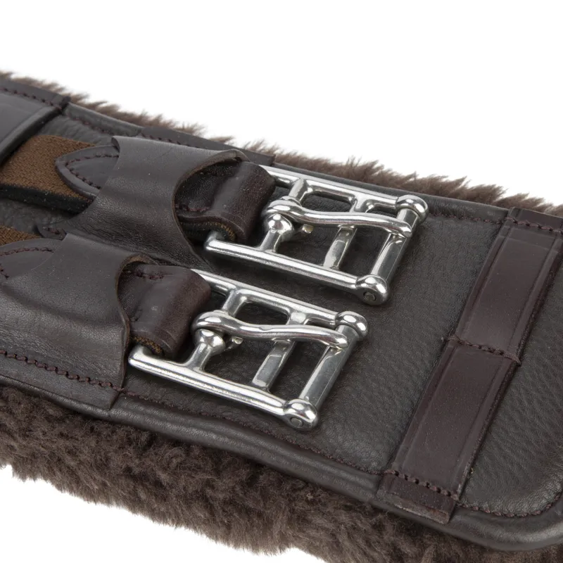 Shires Velociti LUSSO Dressage SupaFleece Girth - Havana-4