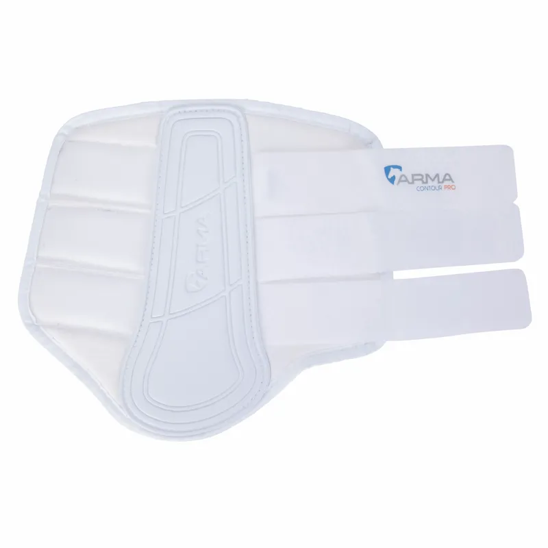 Shires ARMA Contour Pro Brushing Boots - White-3