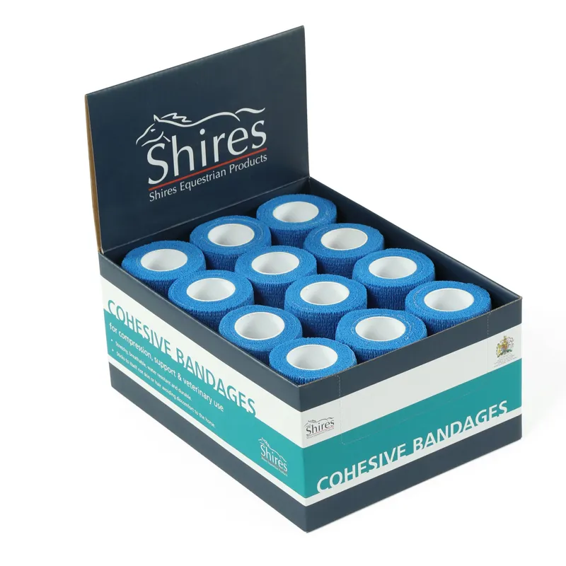 Shires Cohesive Bandages - Royal Blue