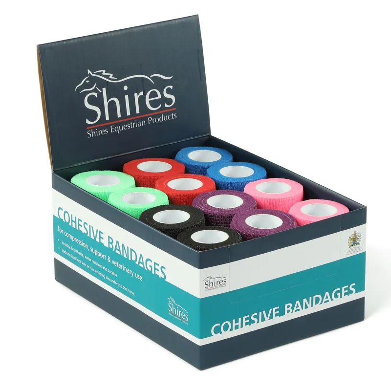 Shires Cohesive Bandages - Mixed
