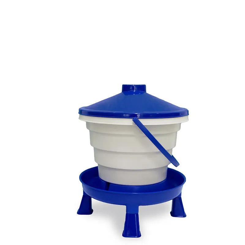 Gaun Bucket Drinker With Legs 15L - Blue/White-1