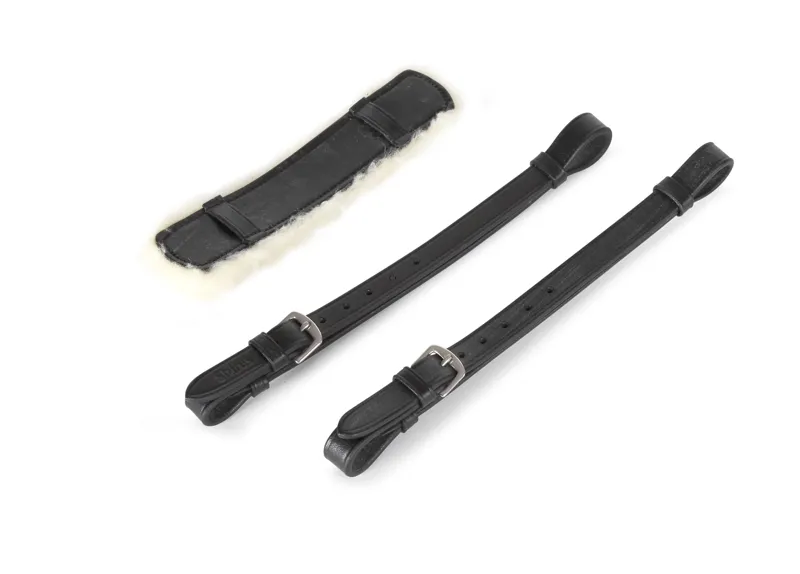 Shires Velociti GARA Hackamore Leathers - Black