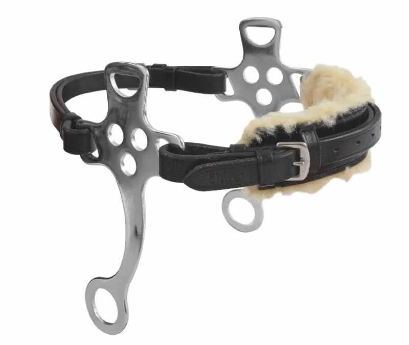 Shires Velociti GARA Hackamore Leathers - Havana