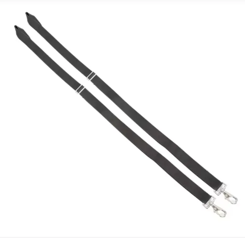Shires Elastic Leg Straps - Black