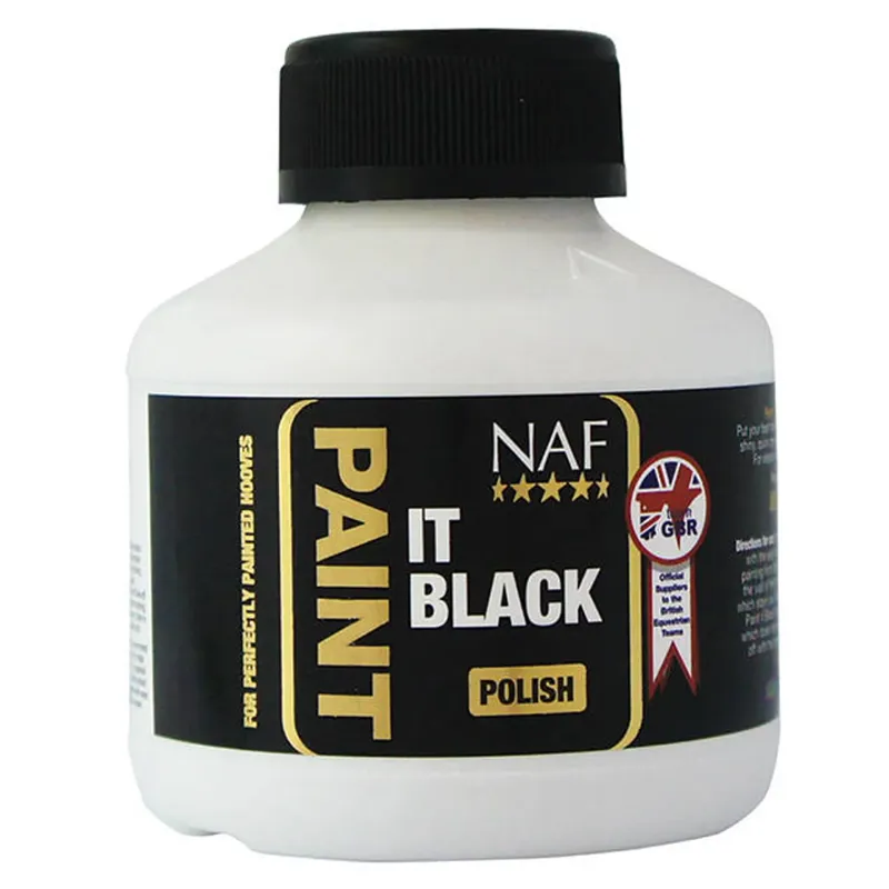 NAF Paint It Black Hoof Polish - 250ml