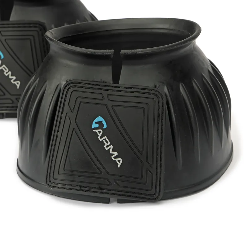 Shires ARMA Touch Close Over Reach Boots - Black-1