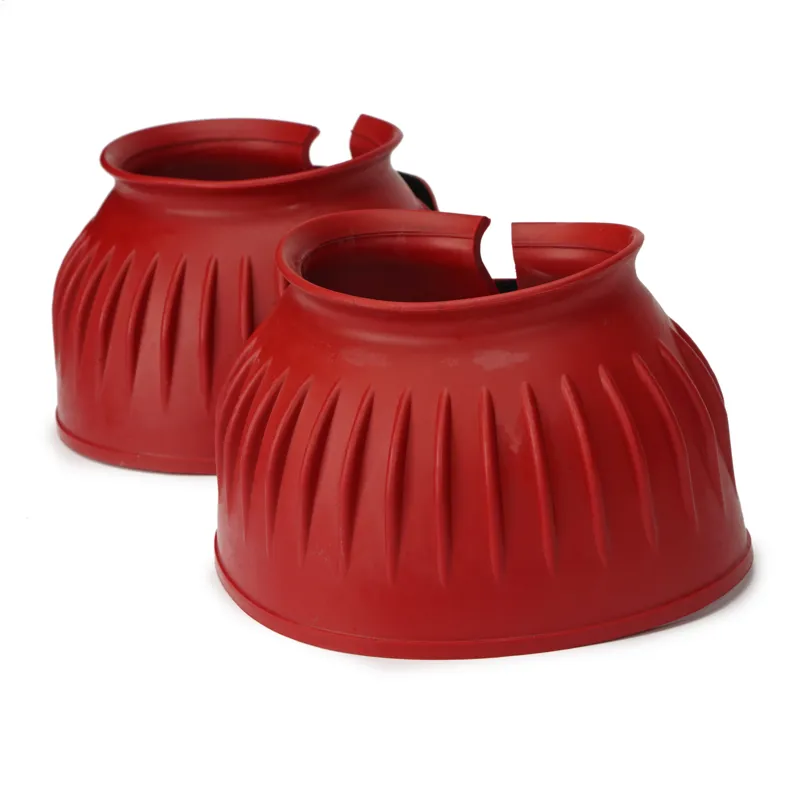 Shires ARMA Touch Close Over Reach Boots - Red-2