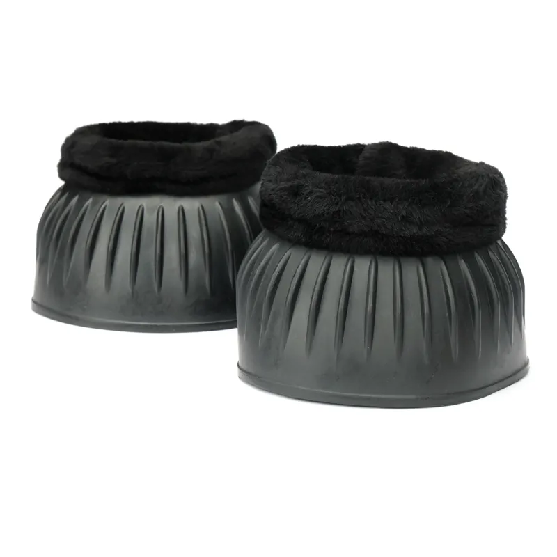 Shires ARMA Fleece Over Reach Boots - Black-2